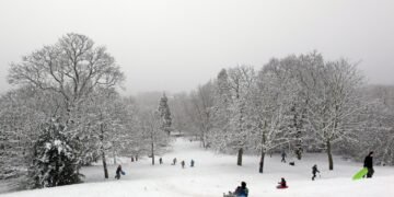 UK snow weather December