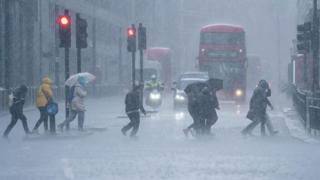 UK weather forecast snow