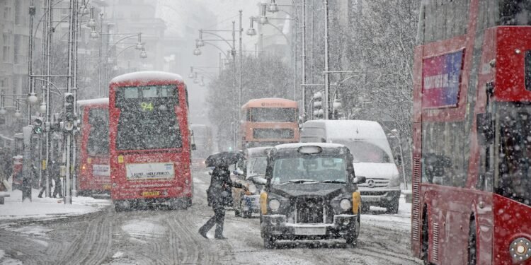 UK weather forecast snow